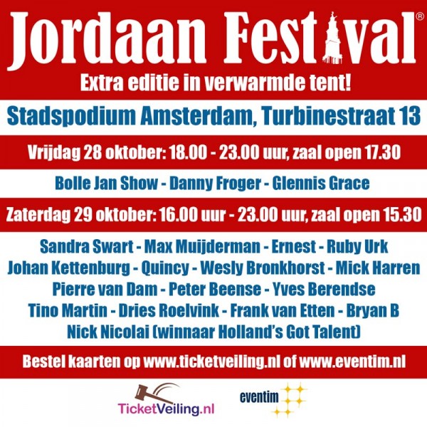 Jordaan Festival Extra Editie